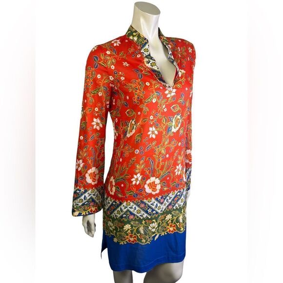 NWT Tory Burch Stephanie Dress L/S Tunic V-Neck Style# 37717 Size 2 - Picture 4 of 8